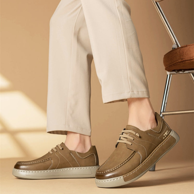 Leather Business Casual British Slip-on Shoes