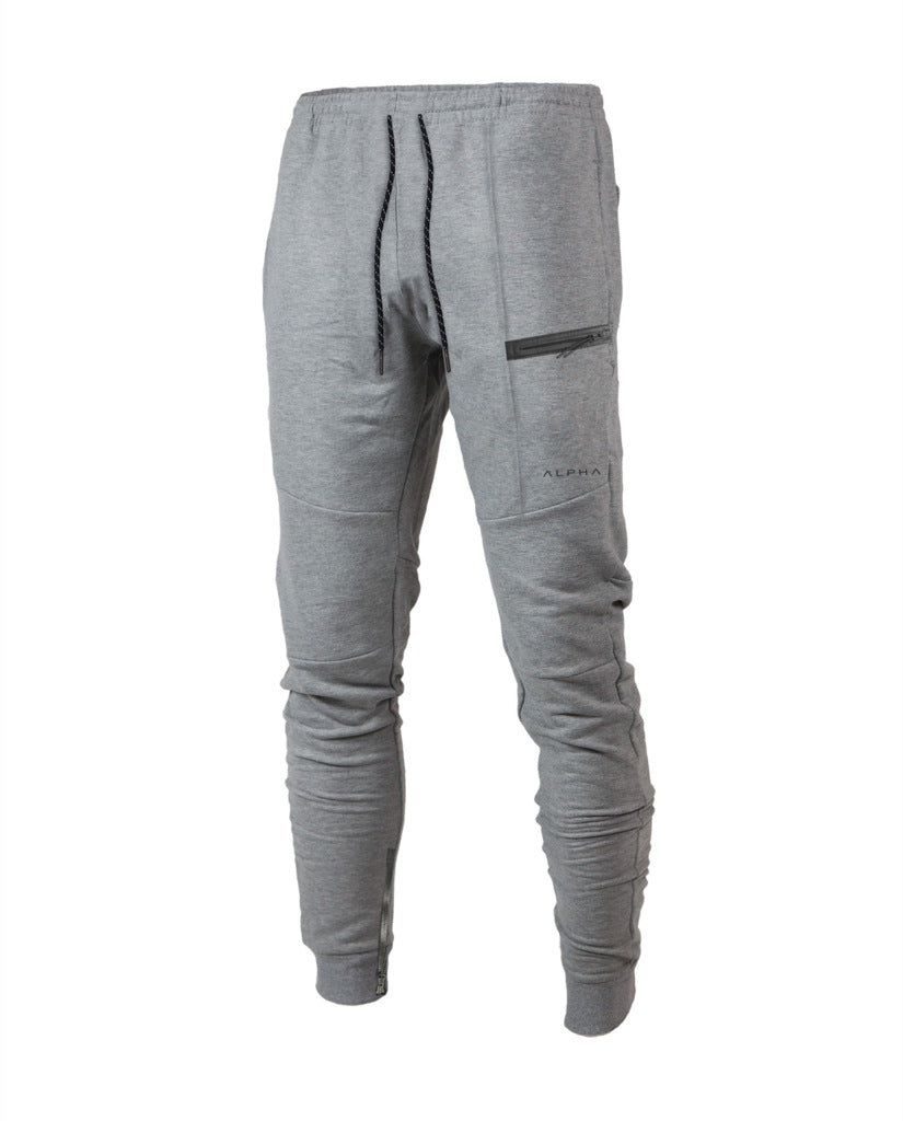Fashion High Street Trousers Pants Gray