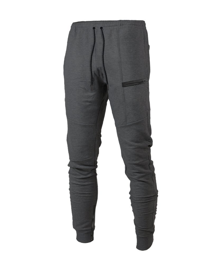 Fashion High Street Trousers Pants Dark gray