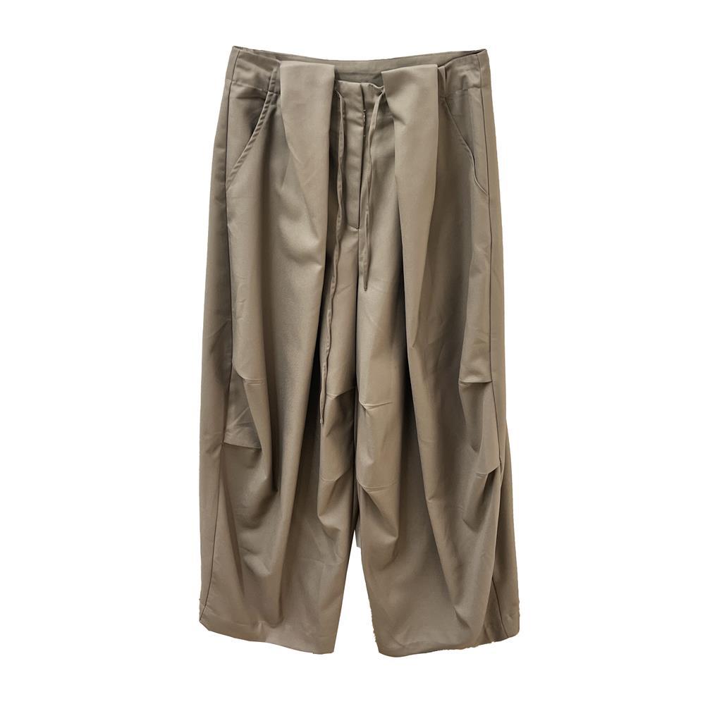 Chic Pleated Wide-leg Pants