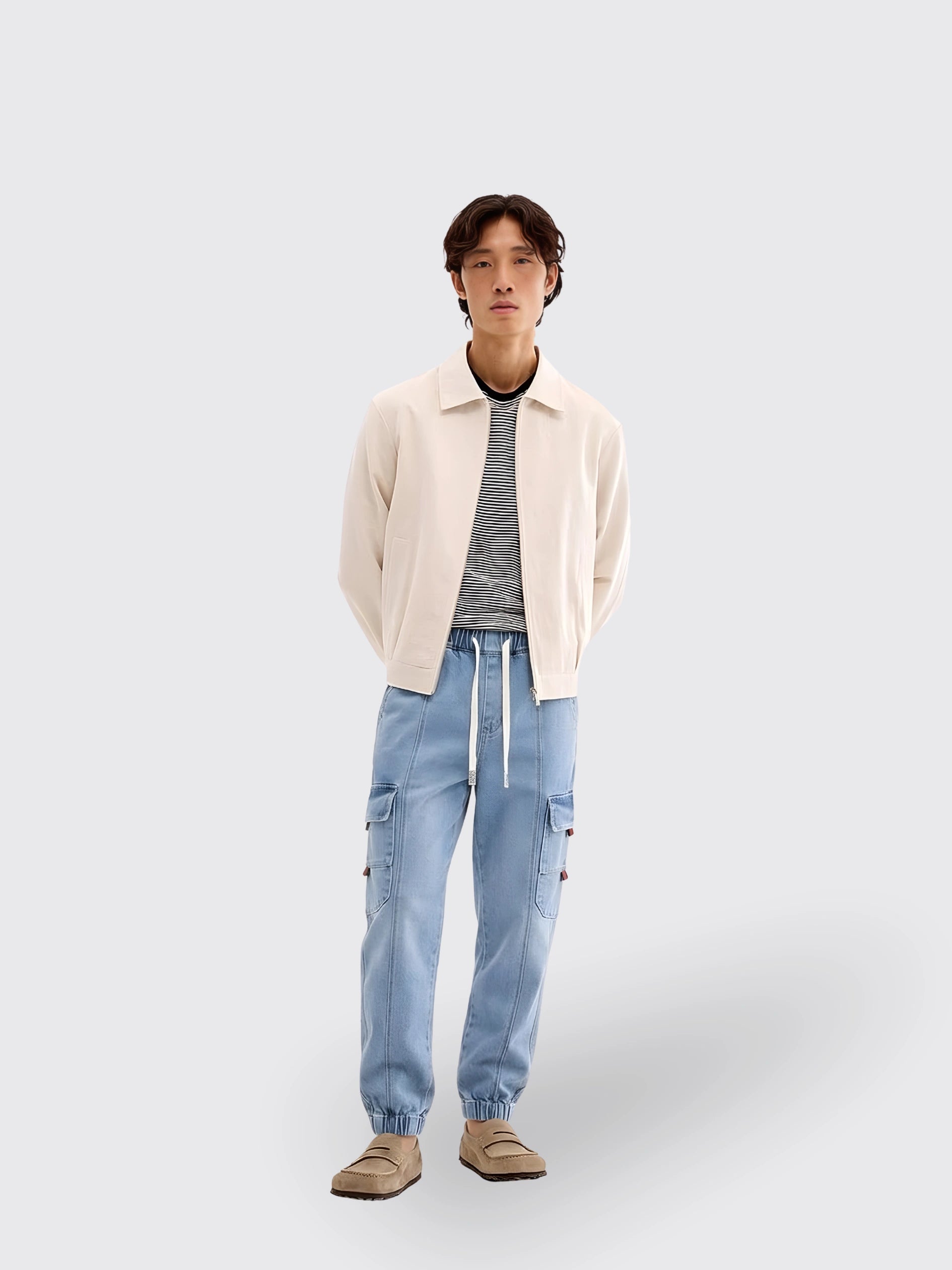 Retro Workwear Jeans For Men