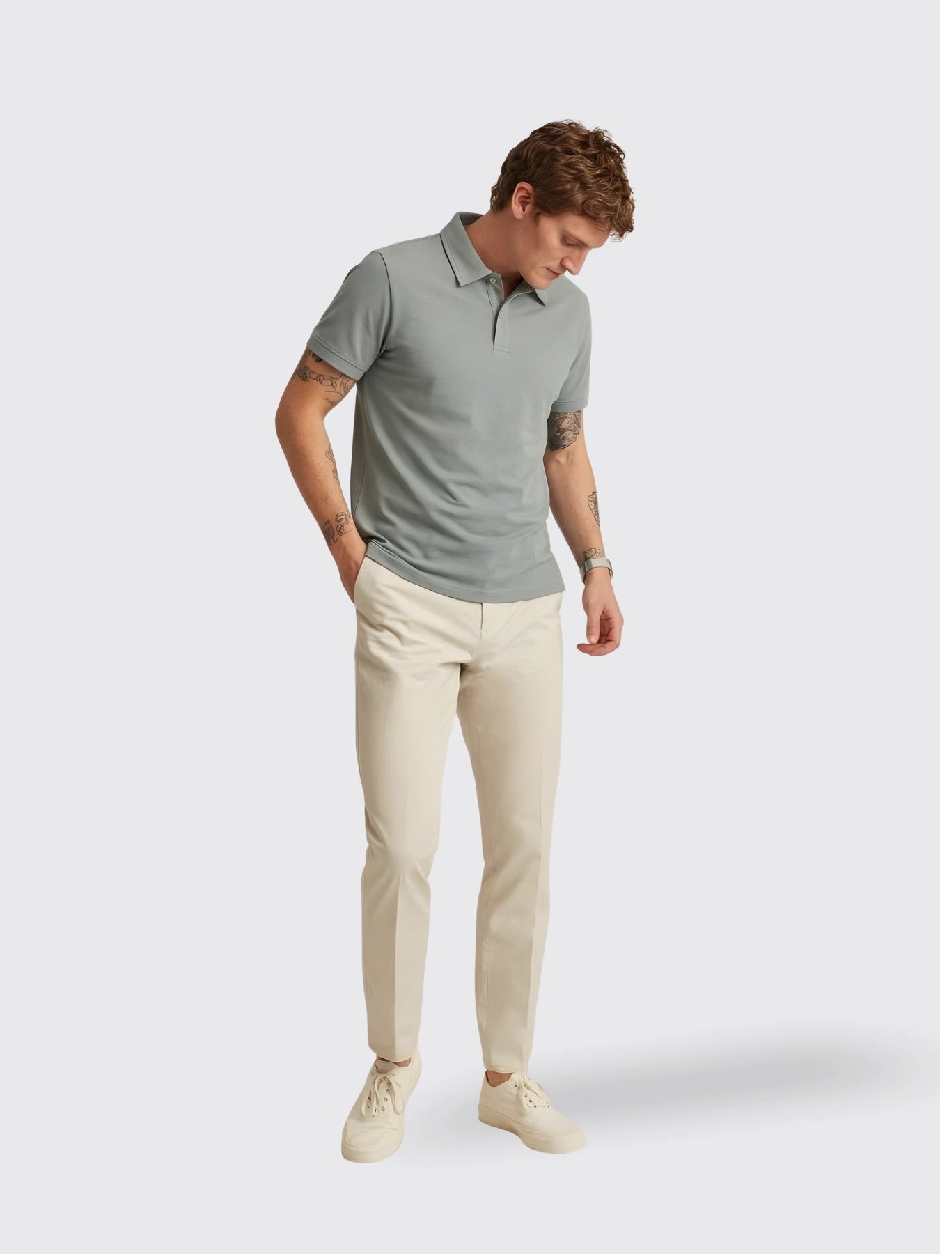 Polo Shirt Sorona Plus-Size Ice Silk