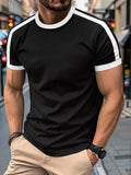 Casual Sports T-shirt Black