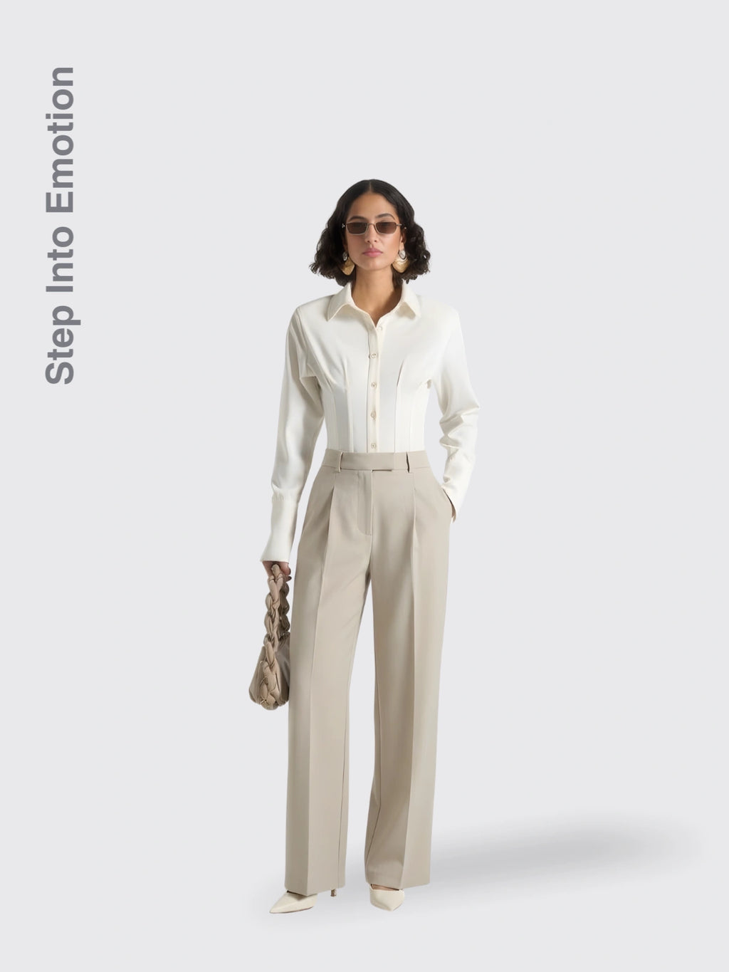 Casual Straight-Leg Business Suit Pants