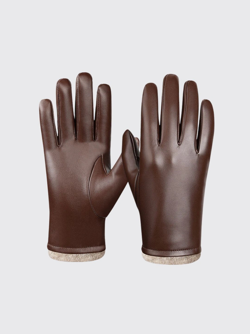 Wind And Water-Resistant Leather Gloves