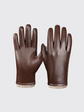Wind And Water-Resistant Leather Gloves