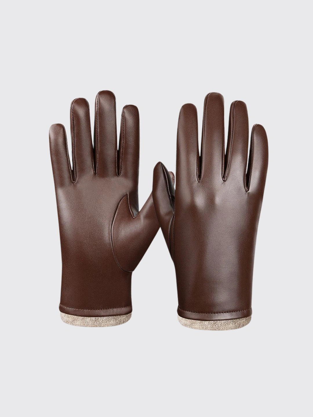 Wind And Water-Resistant Leather Gloves