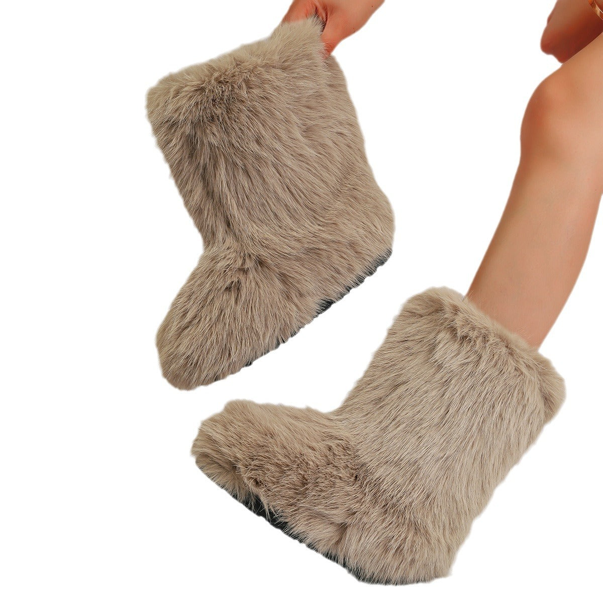 Snow Boots Middle Furry Boots