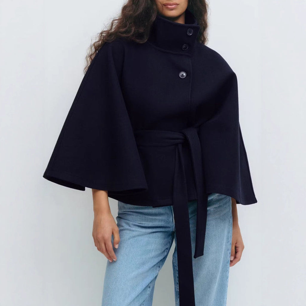 Elegant Button Top Trench Coat