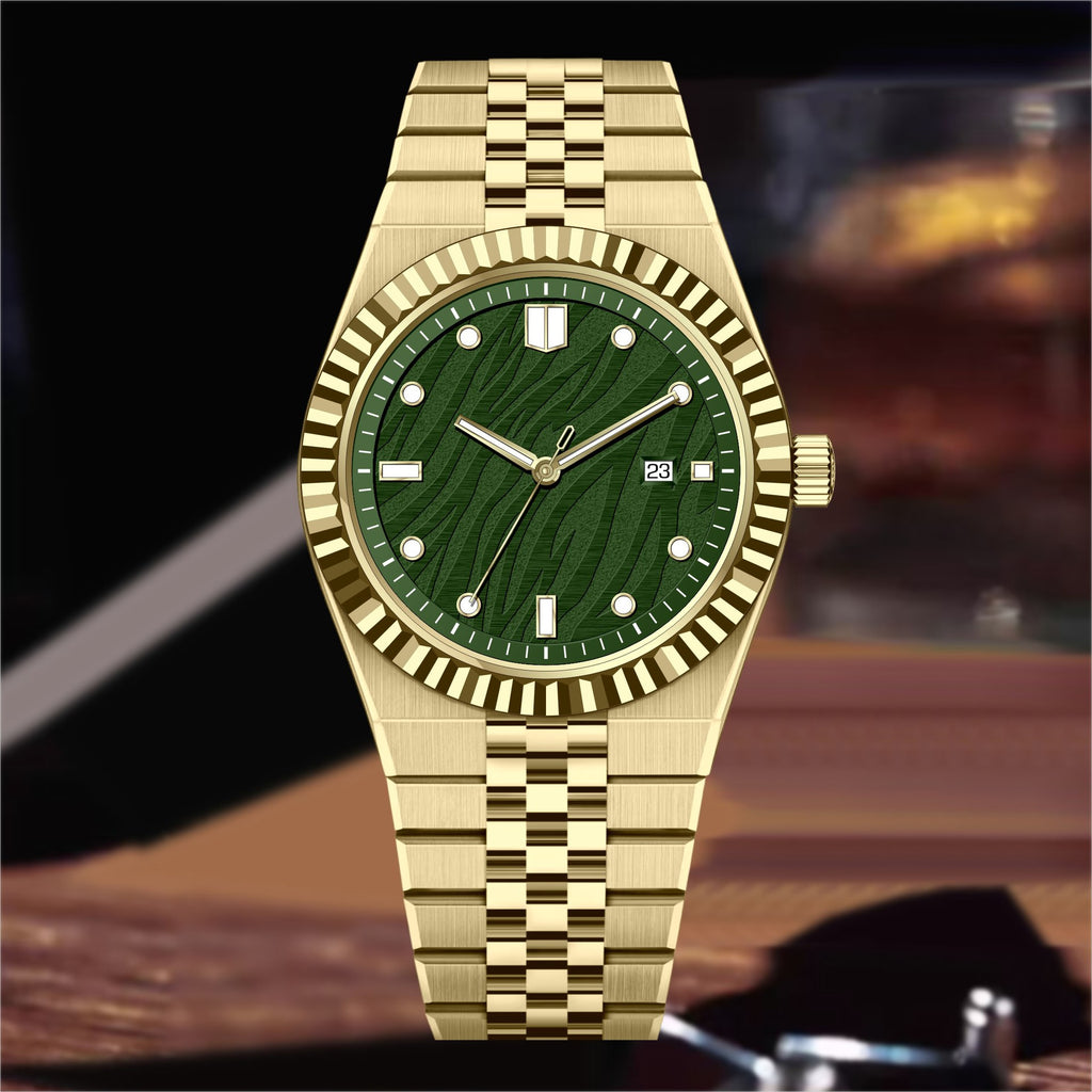 High-End Business Steel-Strap Quartz Watch