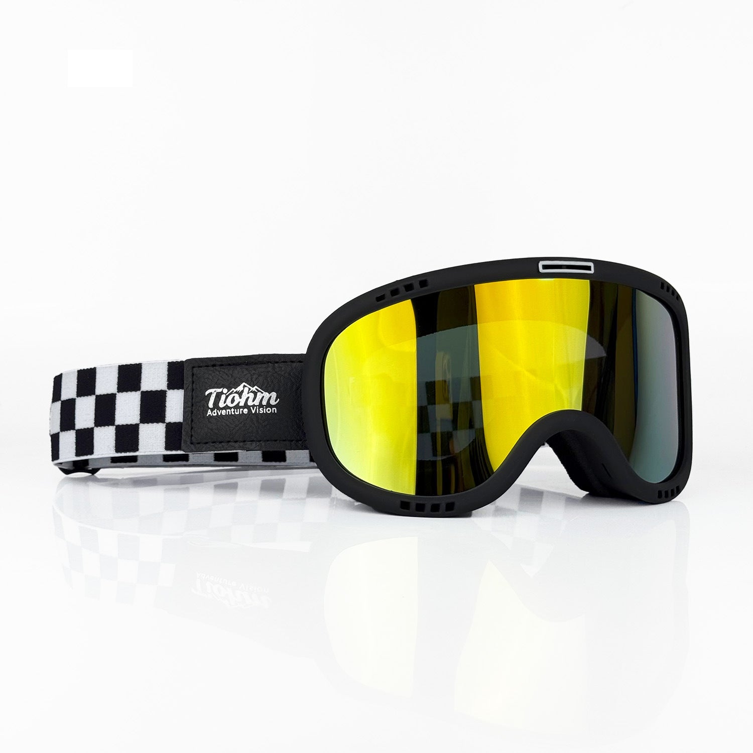 Motorcycle Goggles For Nearsighted Riders High-definition Large Lens Breathable And Windproof Black And Red