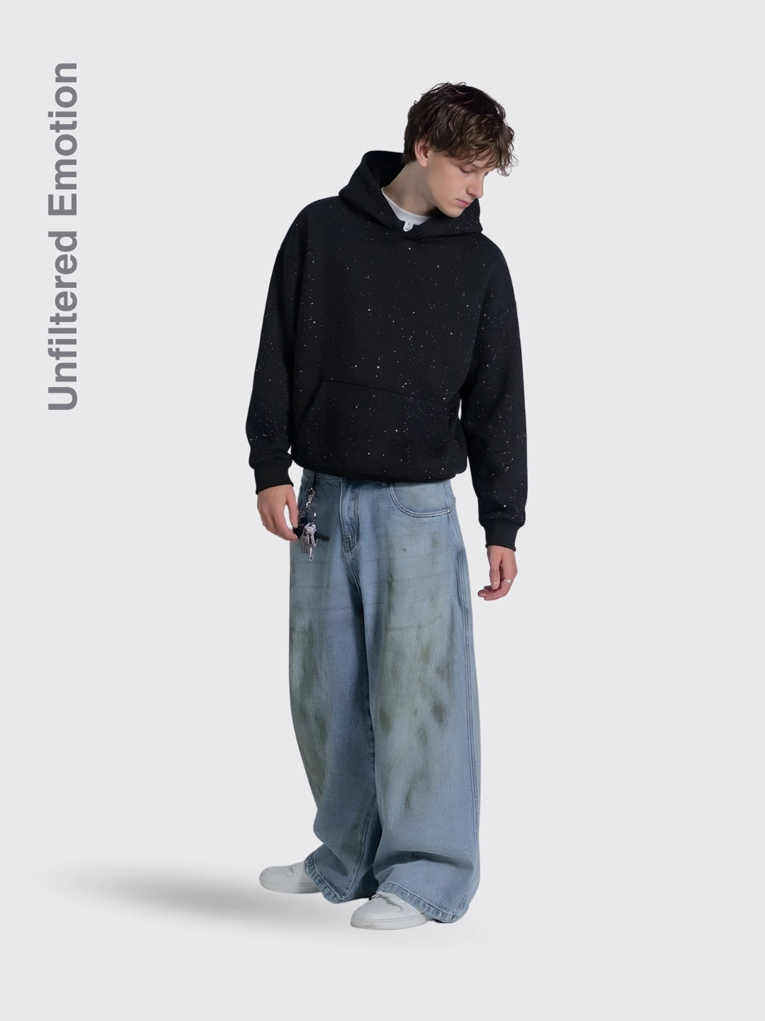 Loose Hooded Sweater For Men