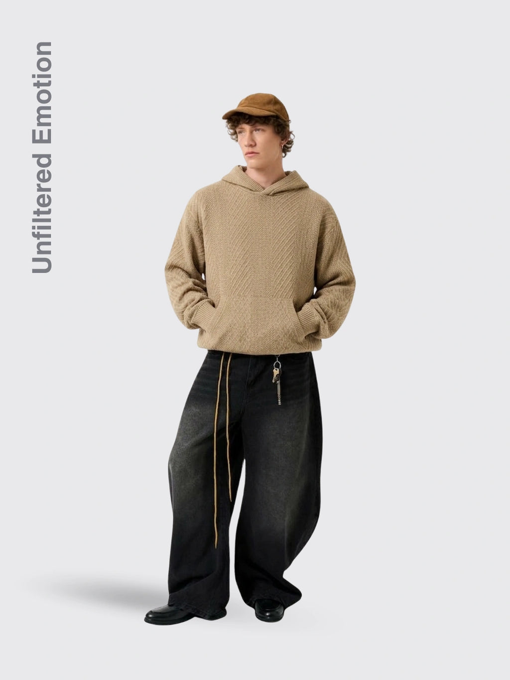 Loosefit Jacquard Hoodie