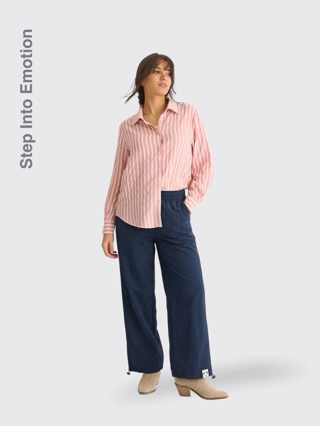 Cotton-like Wide-leg Sunscreen Pants