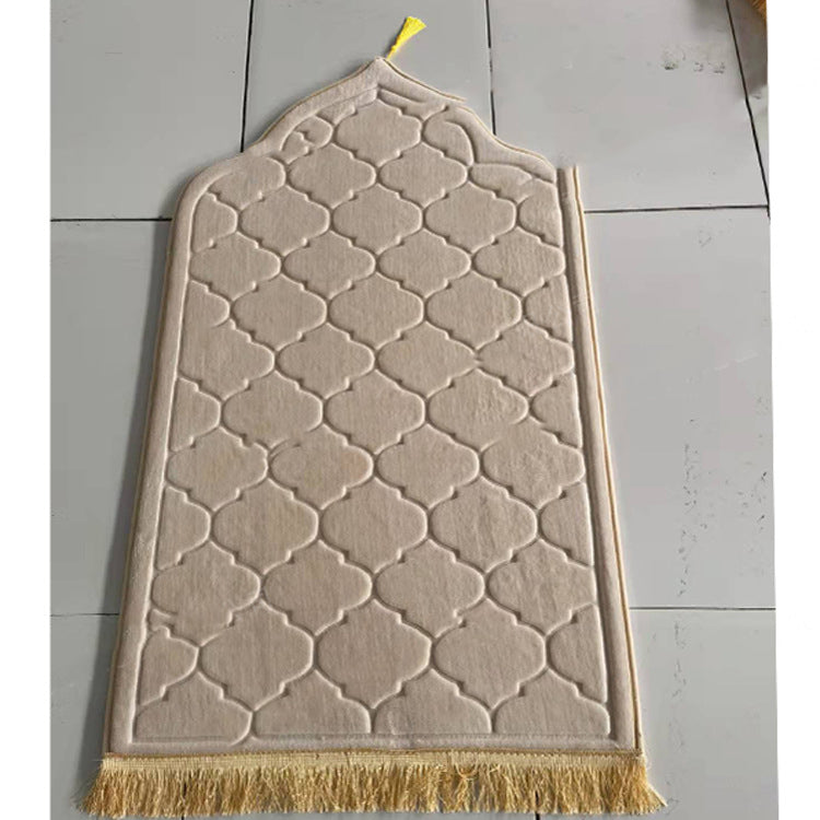 Irregular Worship Mat Beige 65x110cm