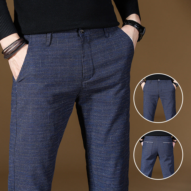 High Quality Men Pants Blue