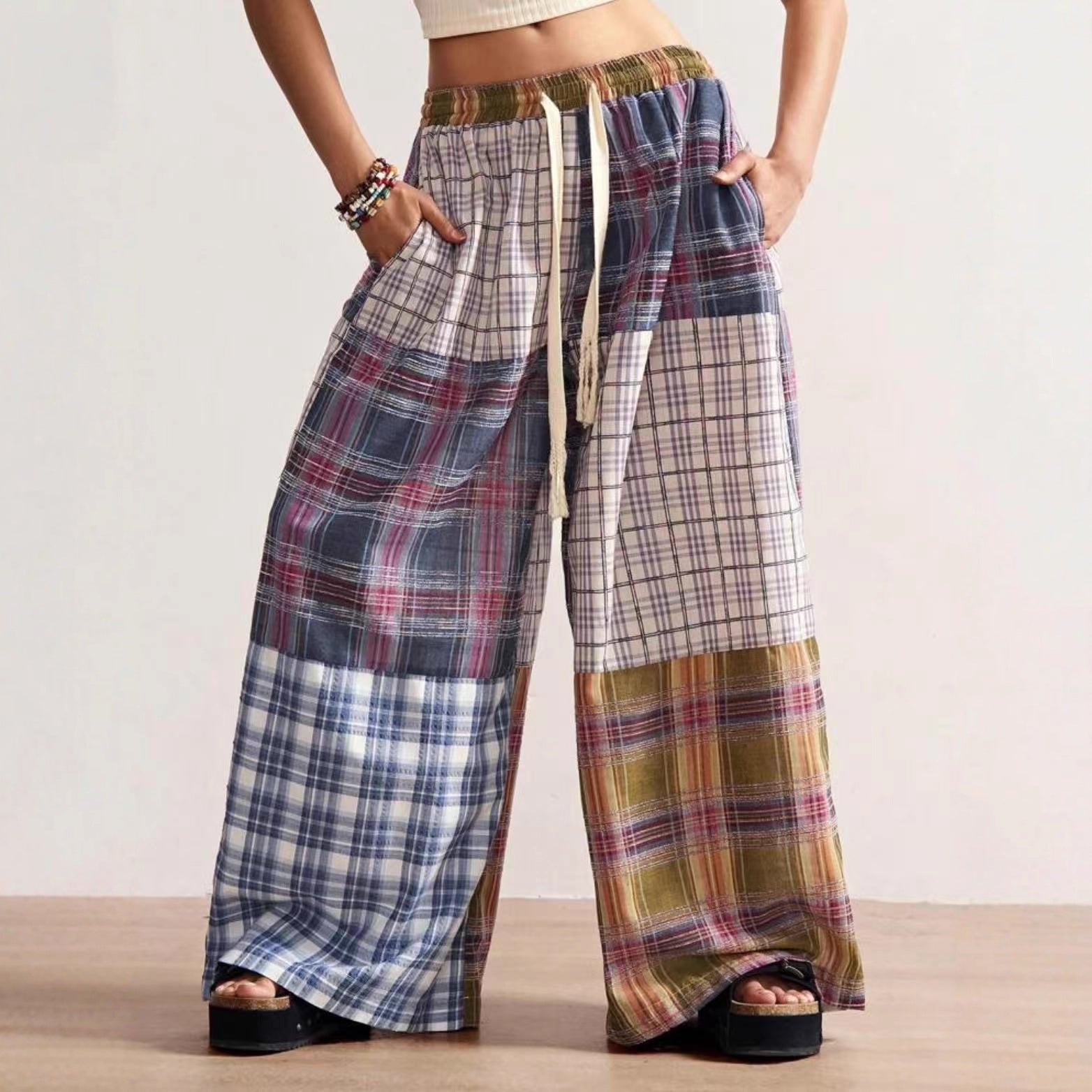 Retro Wide-leg Pants For Women