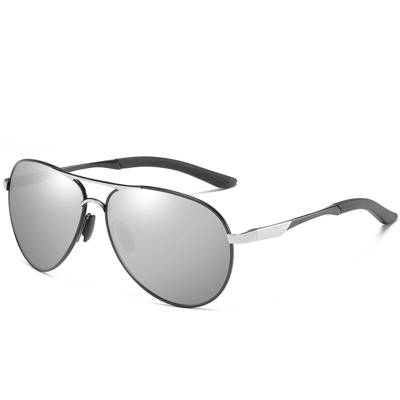 Polarized Sunglasses For Both Men And Women Silver Black Mercury Silver