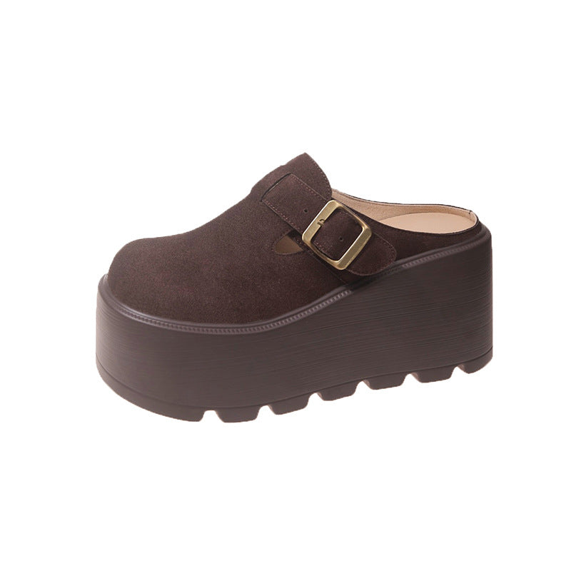Wedge-toe Closed-toe Brown