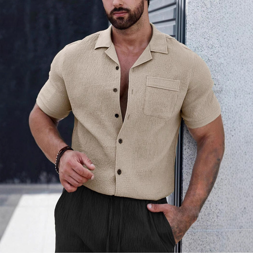 Breathable Wrinkle-Resistant Semi-Formal Shirt