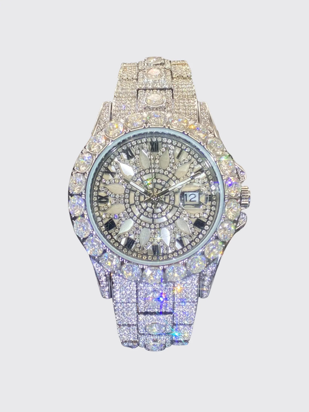 Men's Watch High-end, Fully Diamond-encrusted, Ultra-glitzy
