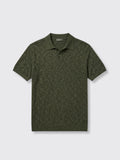 Mens Slim-fit Business Polo Shirt Army Green L