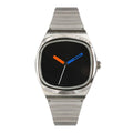 Minimalist Unisex Watch For Men And Women White Shell And Black Surface