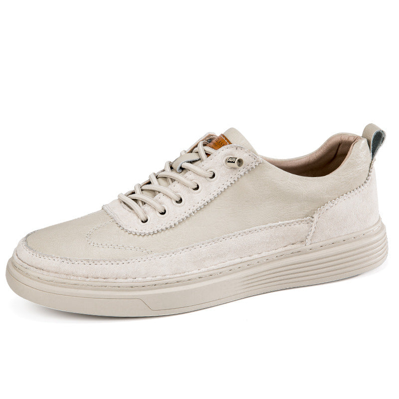 Summer Men's Shoes Beige Four Seasons