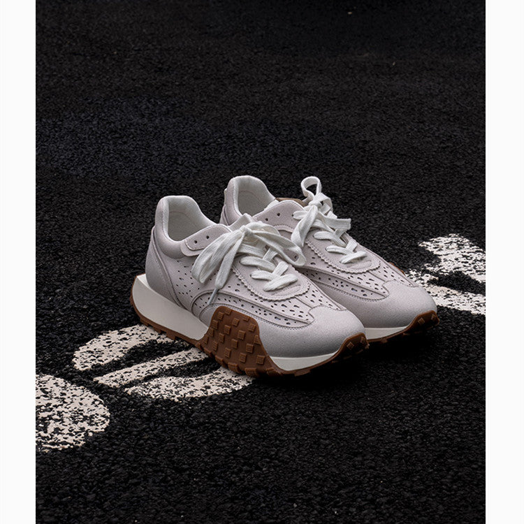 Retro Niche Thick-soled Jogging Sneakers