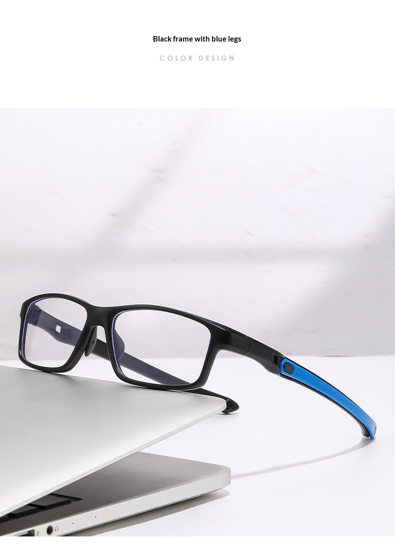 Temperature-Adjustable Blue-Light-Blocking Reading Glasses