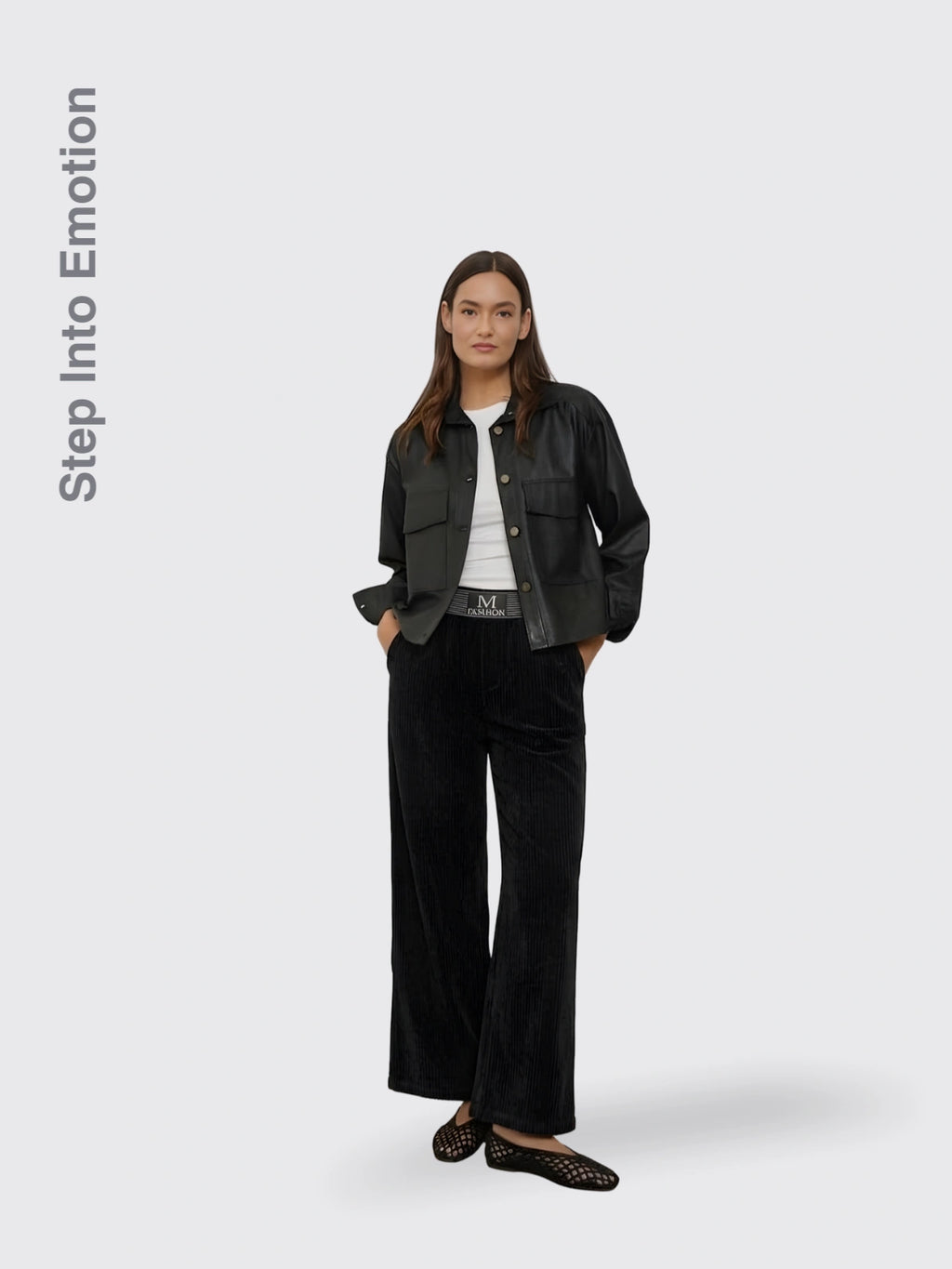 High Waist Wide Leg Pants
