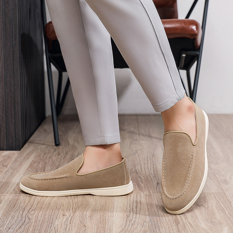 Flat-bottomed Slip-on Casual Shoes