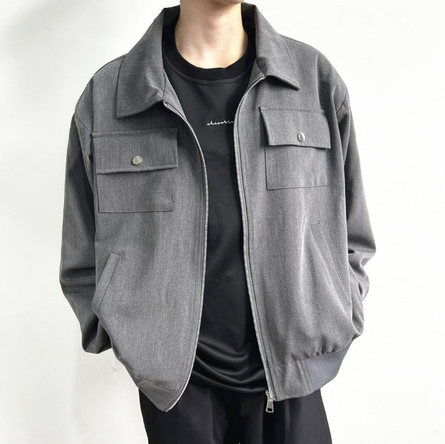 Casual Suit Jacket Gray