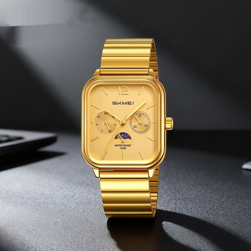 Stylish Multifunctional Square Watch