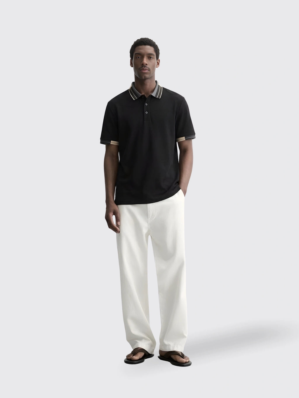 Shirt With Lapel Collar Loose Fit