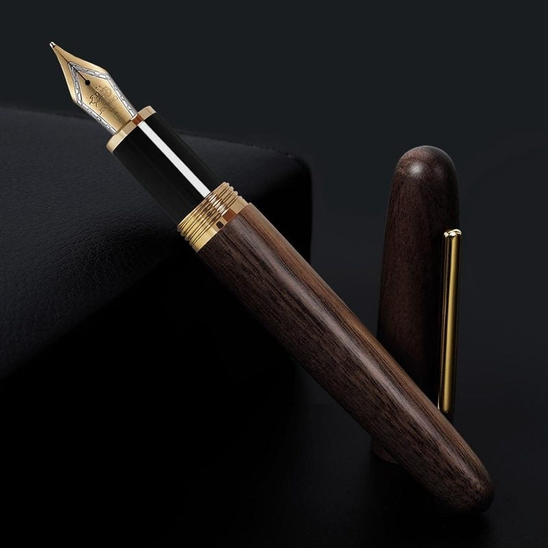 Wooden Pole Rotating Cap Of A Pen