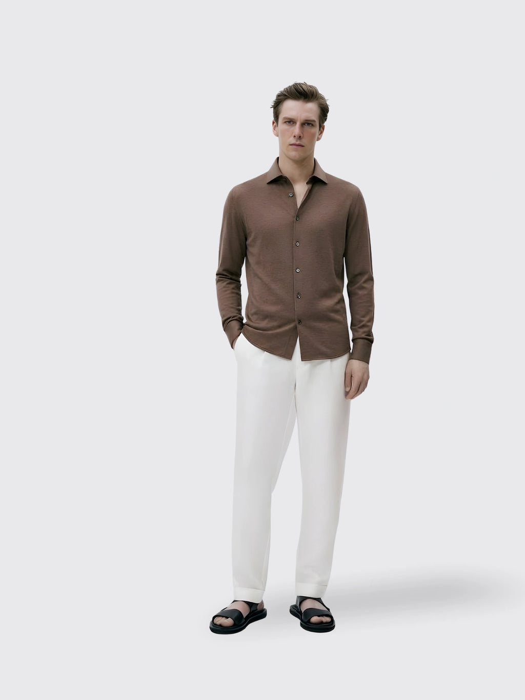 Warm V Neck Long Sleeve Shirt