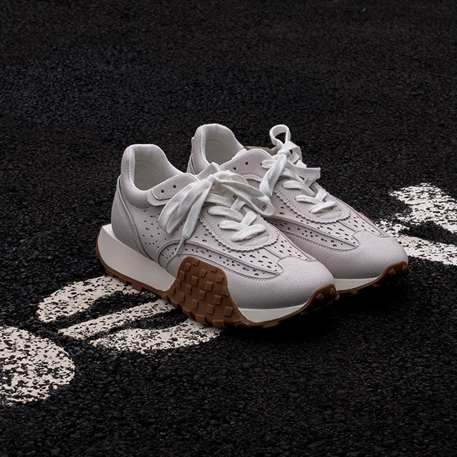 Retro Niche Thick-soled Jogging Sneakers