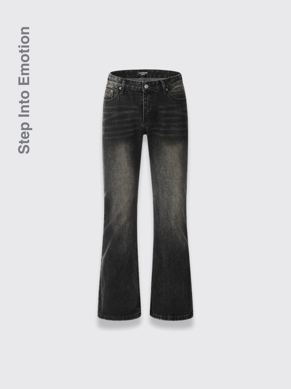 Fashionable Denim Pants For Men Black And Gray L