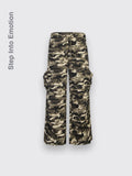 Sports Loose Camouflage Pants Camouflage L