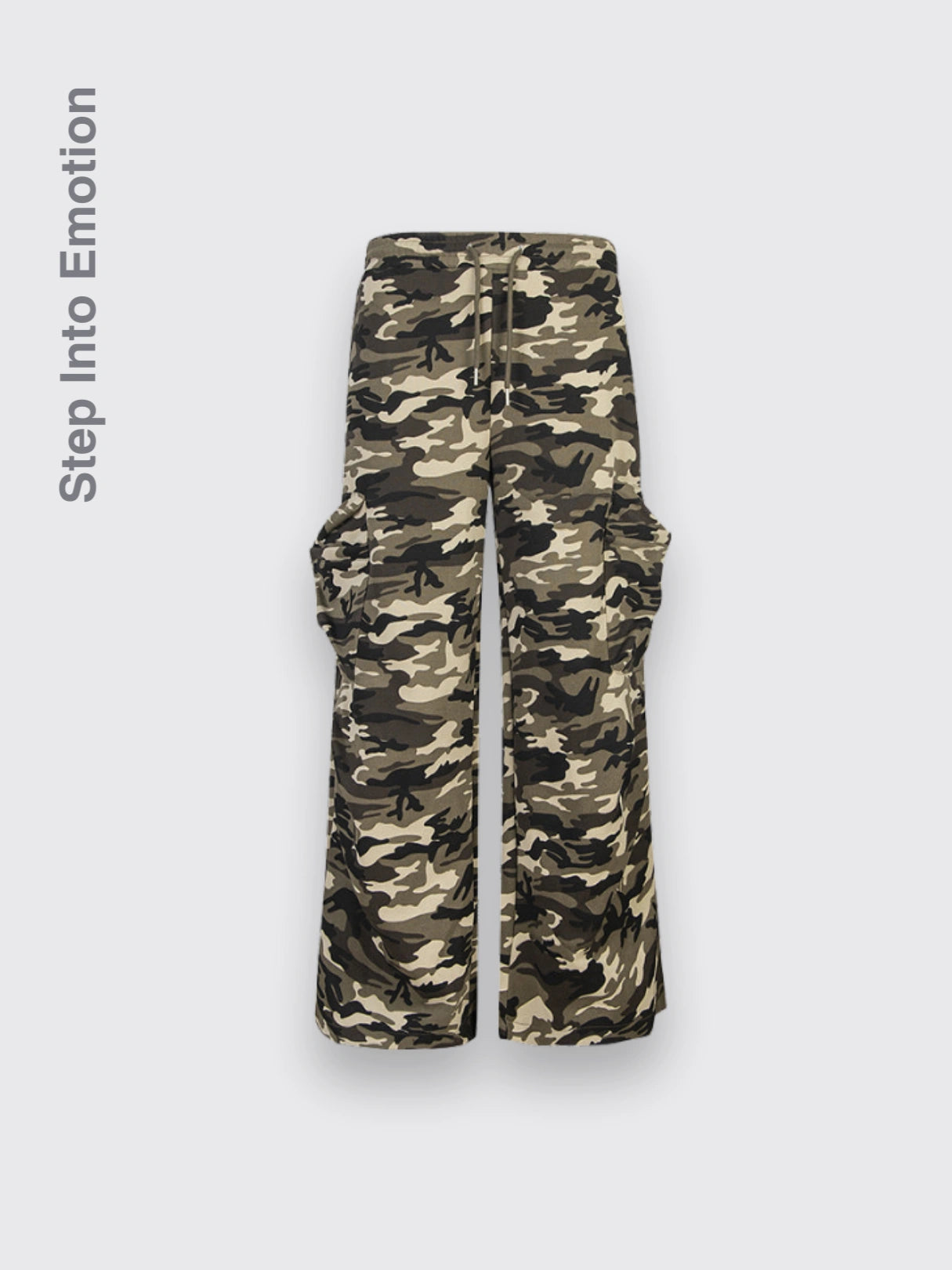 Sports Loose Camouflage Pants Camouflage L