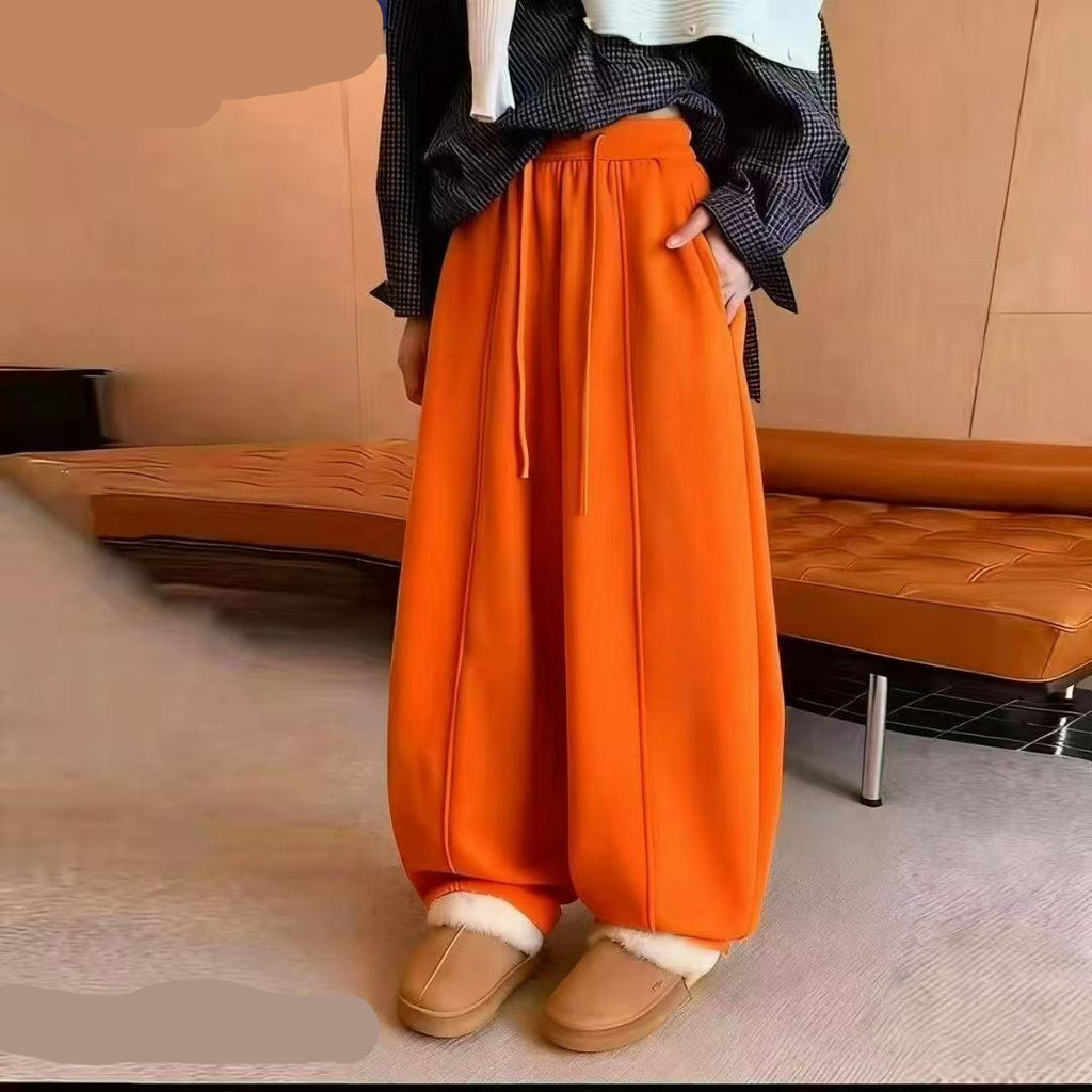 Cropped Tapered Pants For Women Hermès Orange