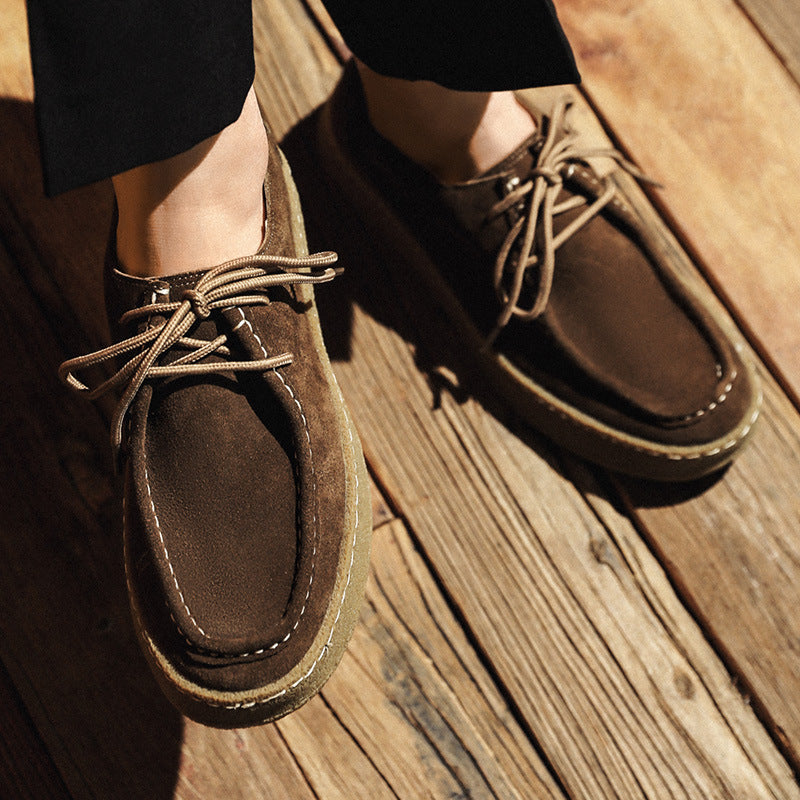 Versatile Suede Sneakers