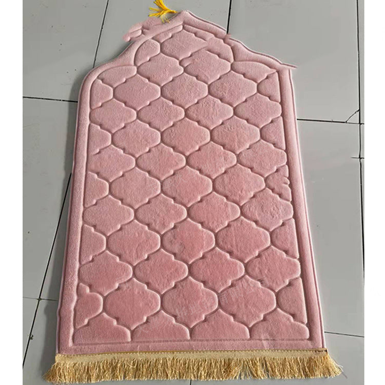 Irregular Worship Mat Pink 65x110cm