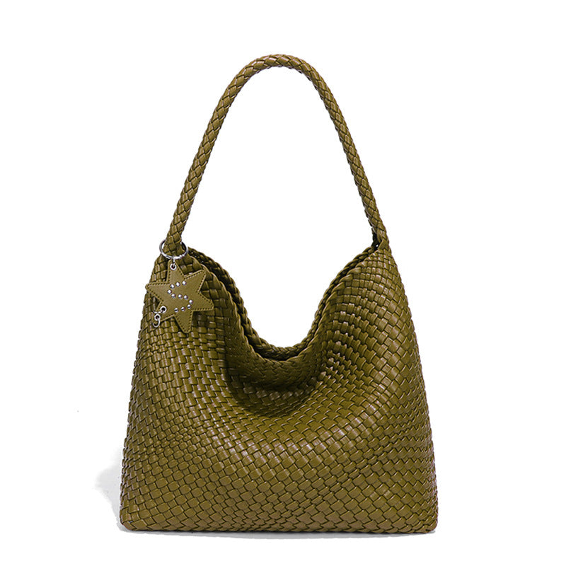 Styleperfect Casual Commuter Shoulder Bag Mustard Green
