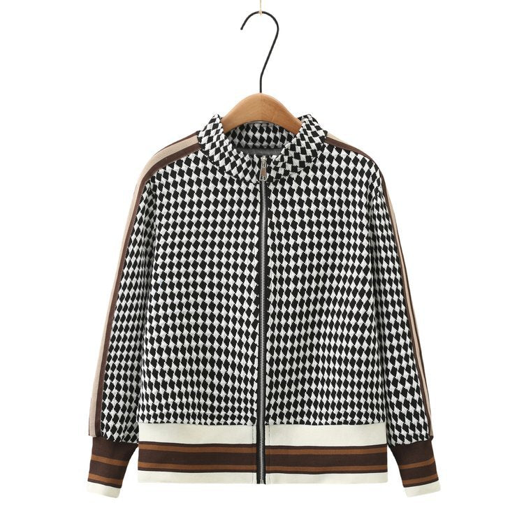 Plaid Coat Jacket