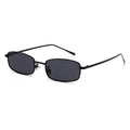 Retro Sunglasses For Men And Women Black Frame Gray Piece