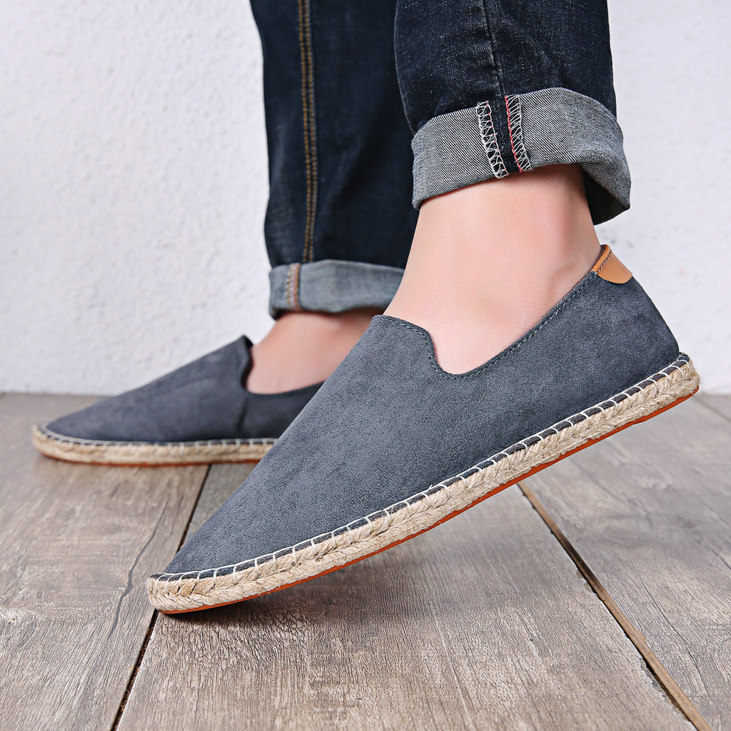 Sweat-absorbent Breathable Loafers T206 Dark Gray