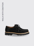 Lace-up British-style Loafers Black 36