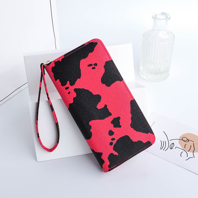 Fashion Trendy Women's Long Wallet Red